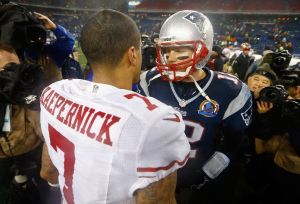 Brady and Kaepernick know how to please a crowd.