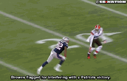 This isn't the first Pats game to be heavily influenced by the refs.